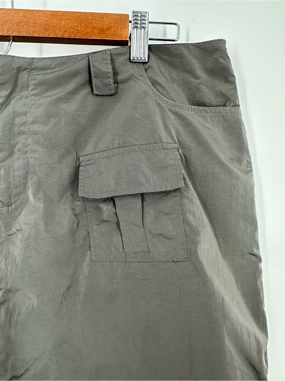 Princess Polly Dark Grey Cargo Utility Mini Skirt Y2K - Picture 8 of 12